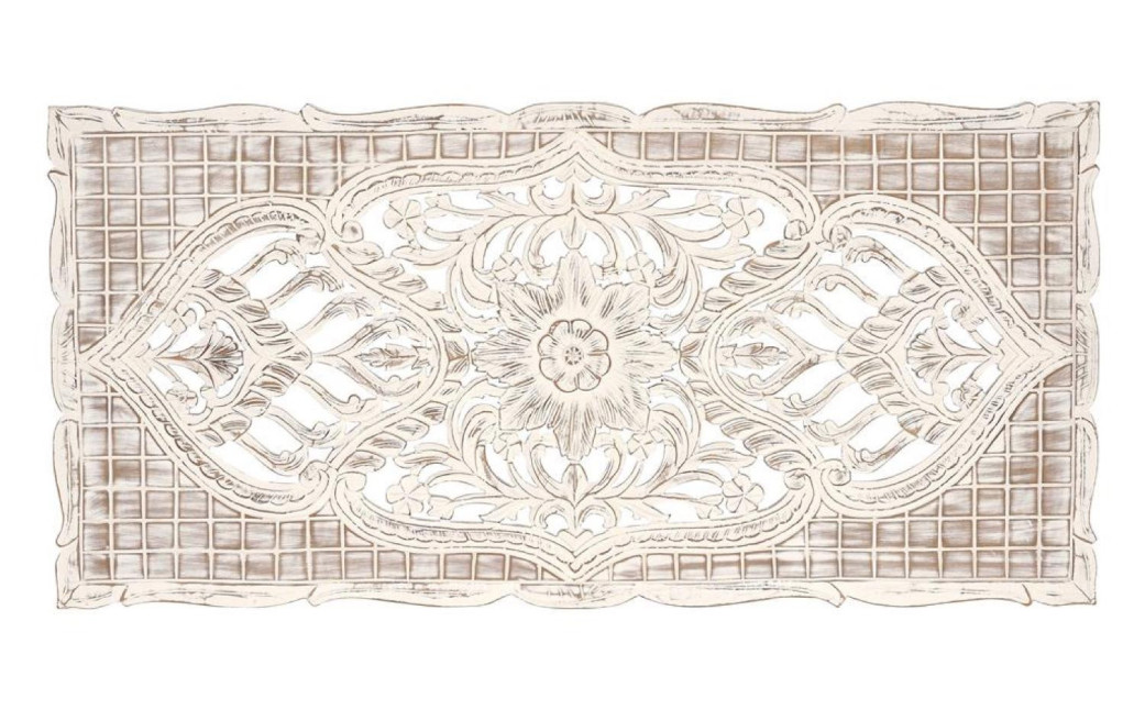 Tête De Lit Bois Blanc 166x3x81cm