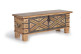 Truhe Holz Eisen Braun 116x40x46cm