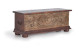 Arcón de madera marrón 116x40x45cm