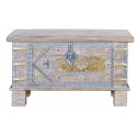 Holztruhe Bronze Braun 80x40x45cm