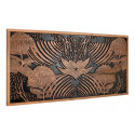 Testiera in legno marrone 166x6x81cm