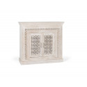 Credenza in legno bianco 110x40x100cm