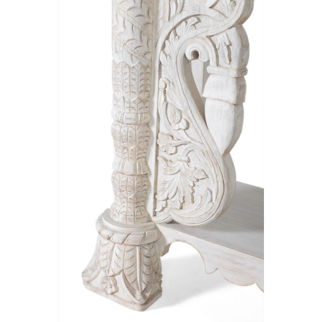 Console Bois Blanc 180x40x90cm