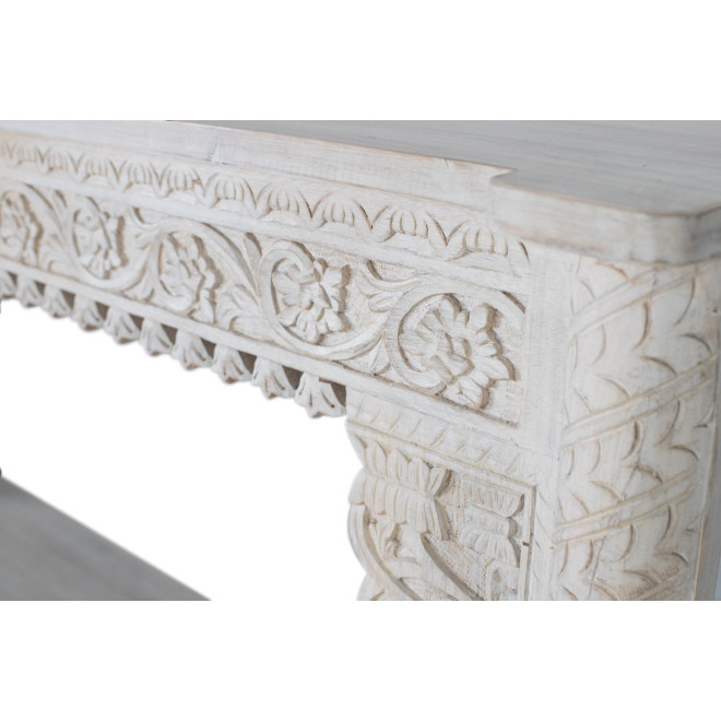 Console Bois Blanc 180x40x90cm