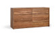 Kommode mit 6 Schubladen Holz Braun 150x40x75cm