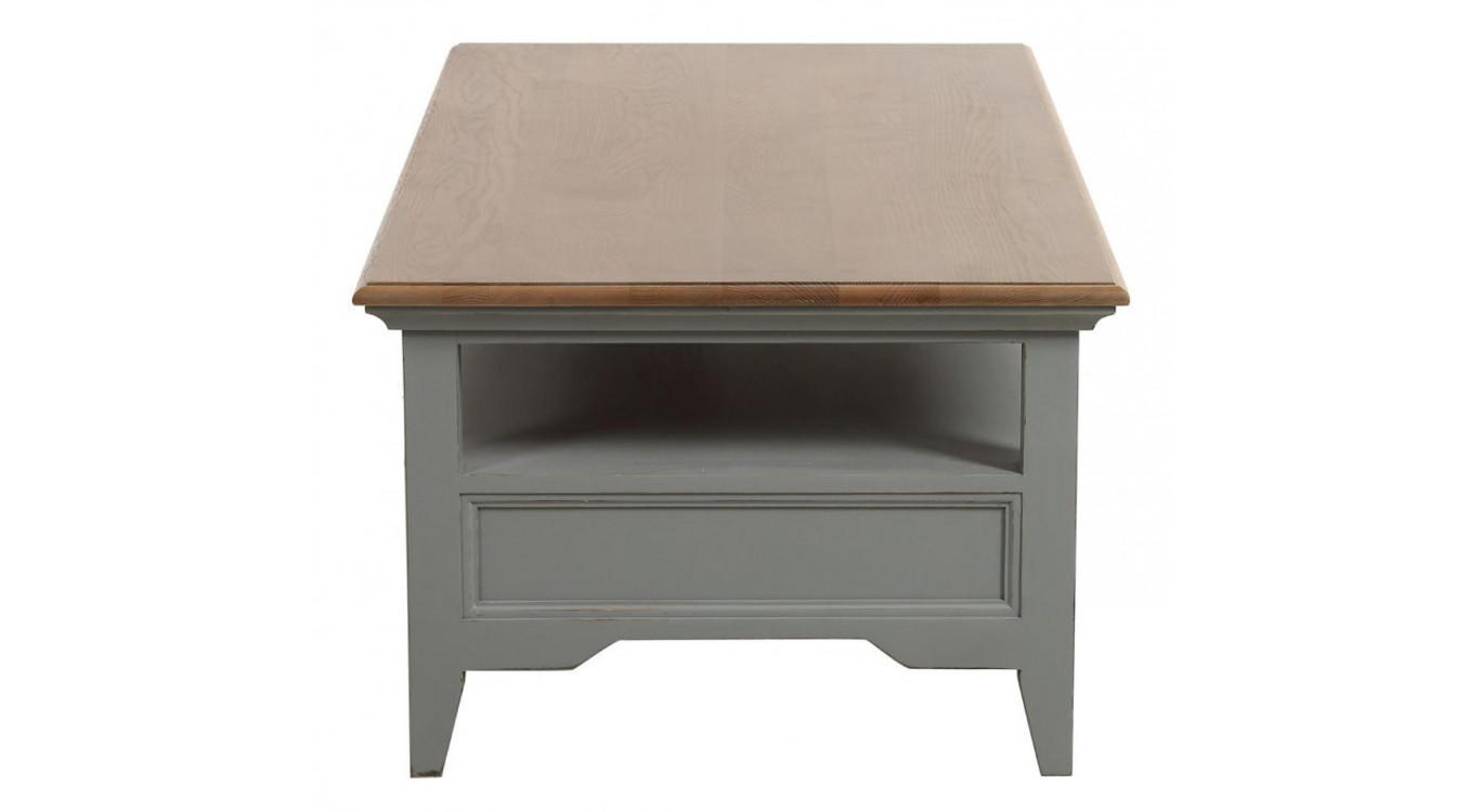 Table Basse Rectangulaire 2 Tiroirs
