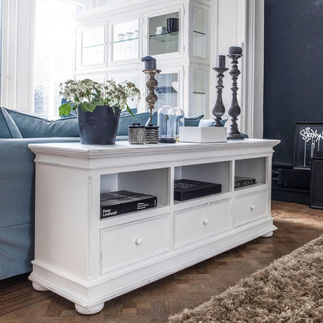 Meuble Tv/Hifi Avec 3 Rangements