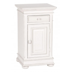 Chevet 1 Tiroir 1 Porte Charnières À Droite