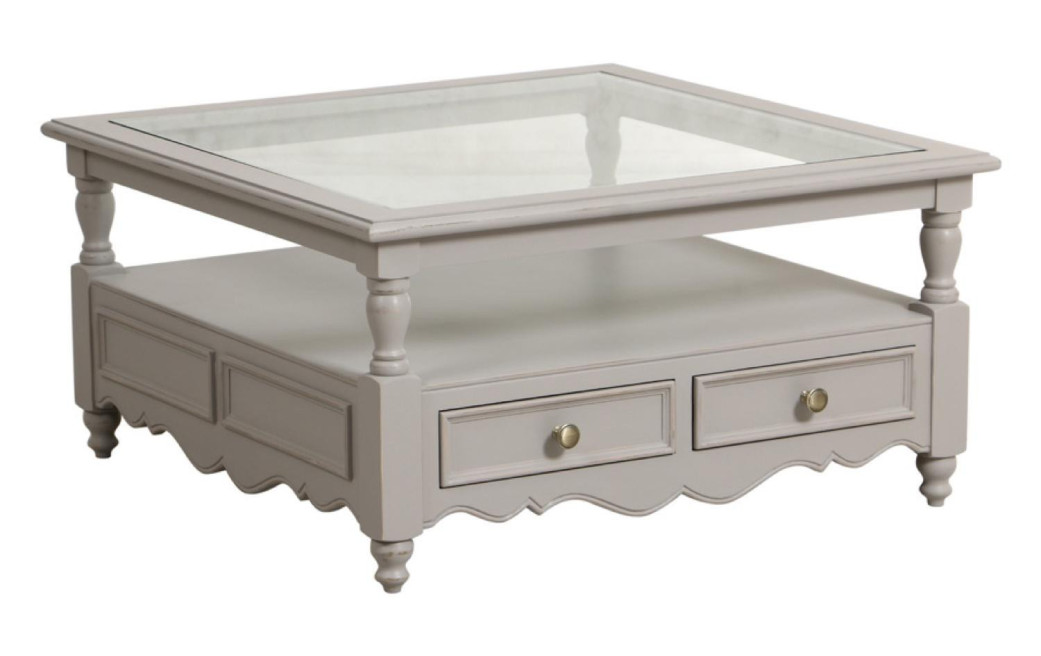 Table Basse Plateau En Verre