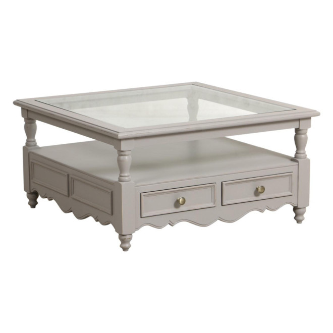 Table Basse Plateau En Verre