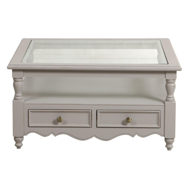 Table Basse Plateau En Verre