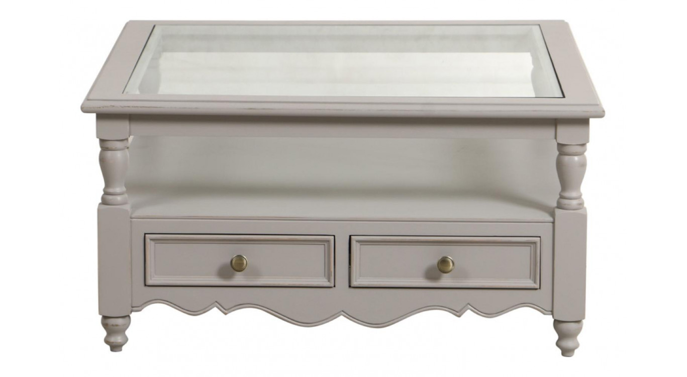 Table Basse Plateau En Verre
