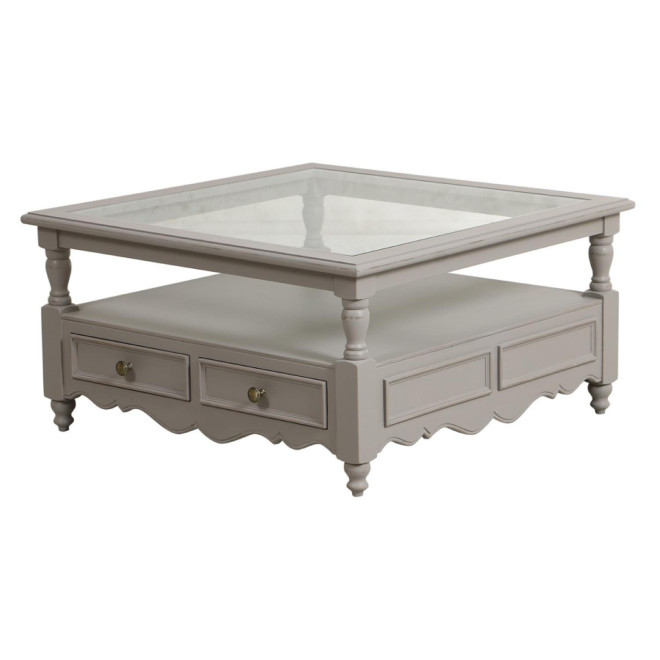 Table Basse Plateau En Verre