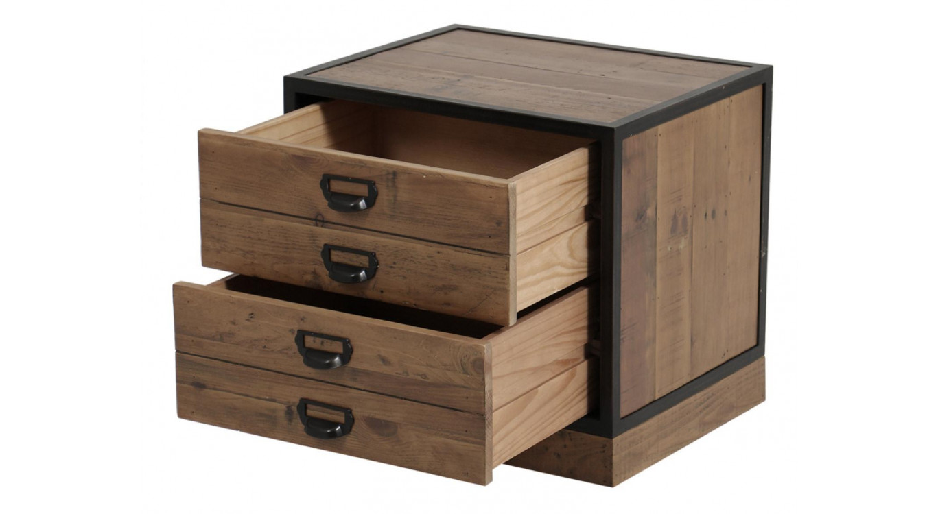 Meuble De Rangement 2 Tiroirs