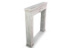 Cornice per caminetto in legno cerato bianco 104x17x99cm