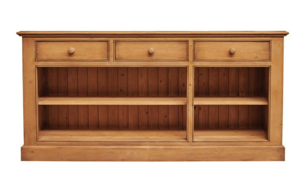 Bas De Buffet 3 Tiroirs Ouvert