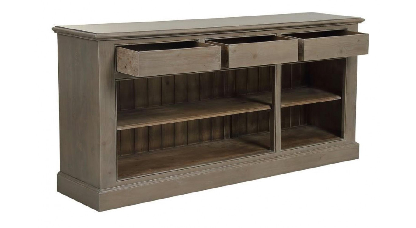 Corps De Bas De Buffet 3 Tiroirs