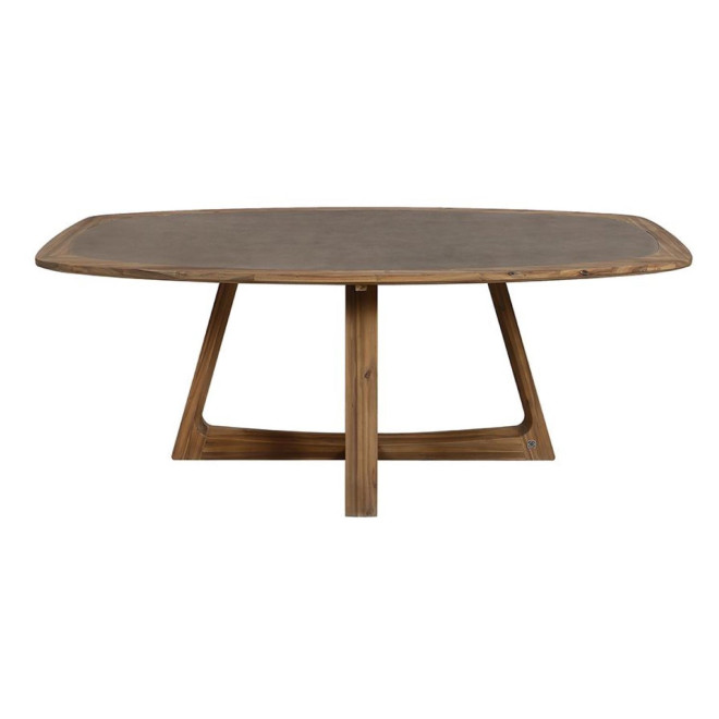 Table Ovale En Acacia Massif