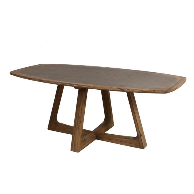 Table Ovale En Acacia Massif