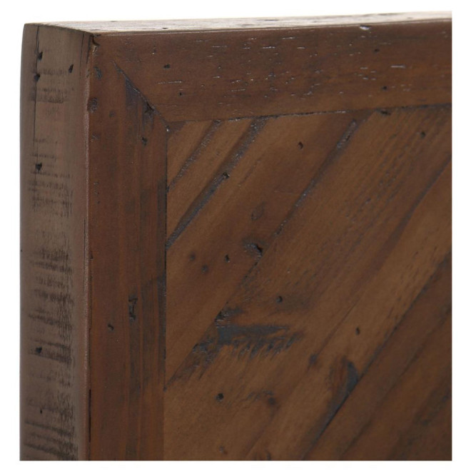 Lit En Bois Recyclé (Piètement En Bois) 160X200