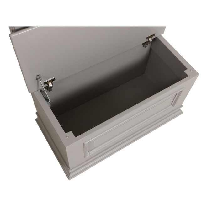 Meuble D'Entrée Avec Banc Coffre Et 4 Patères