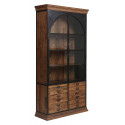 2-door glass bookcase