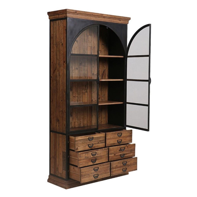 Bibliothèque Vitrée 2 Portes