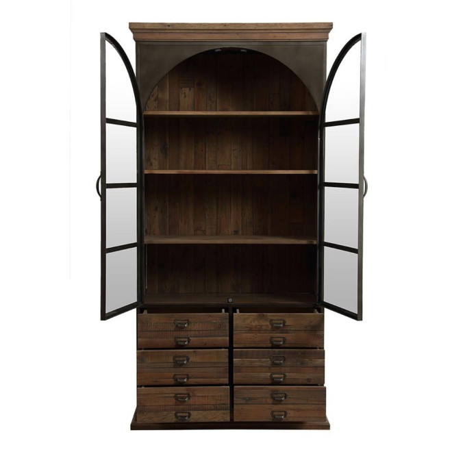 Bibliothèque Vitrée 2 Portes