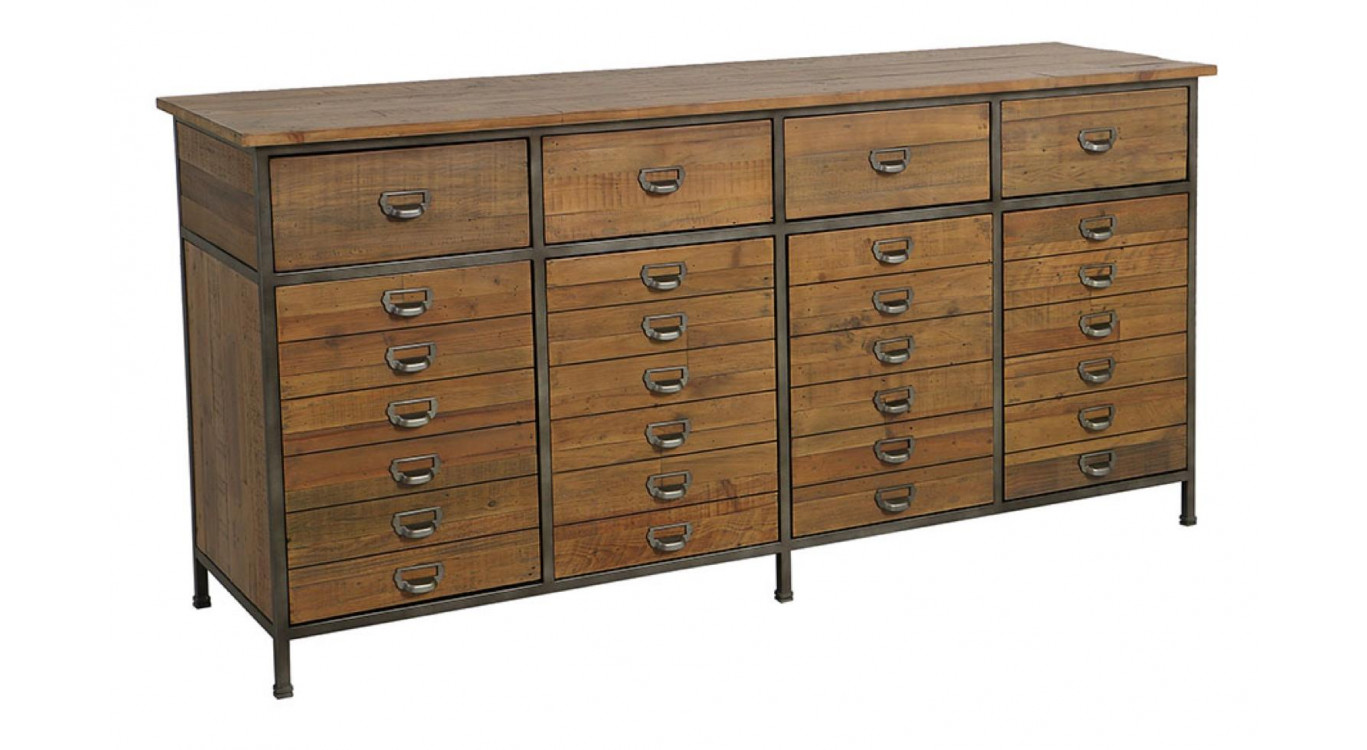 Bas De Buffet 4 Portes 4 Tiroirs
