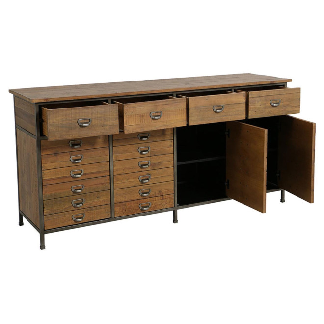 Bas De Buffet 4 Portes 4 Tiroirs