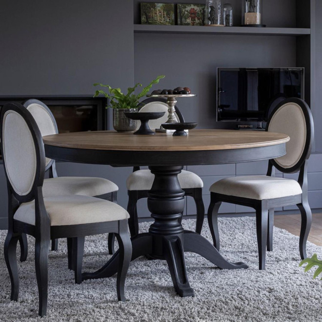 Table Ronde Extensible Pour 6 À 10 Pers