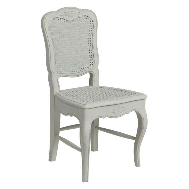 Chaise En Bois Assise Cannée Dossier Canné Jeanne