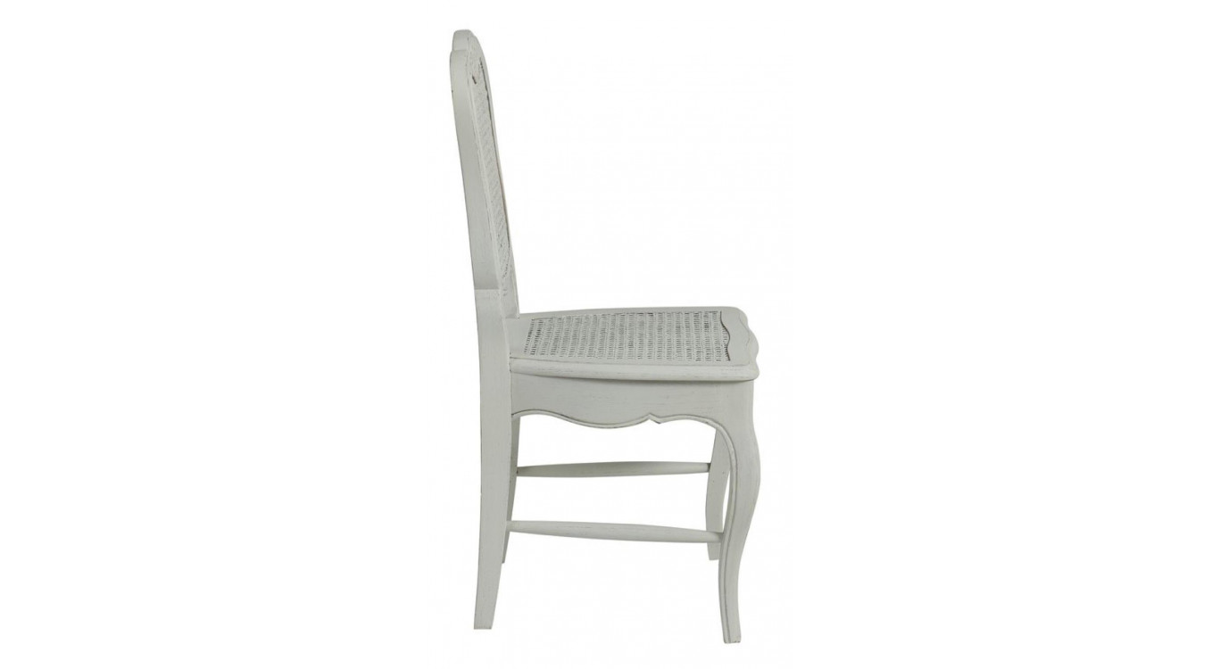 Chaise En Bois Assise Cannée Dossier Canné Jeanne