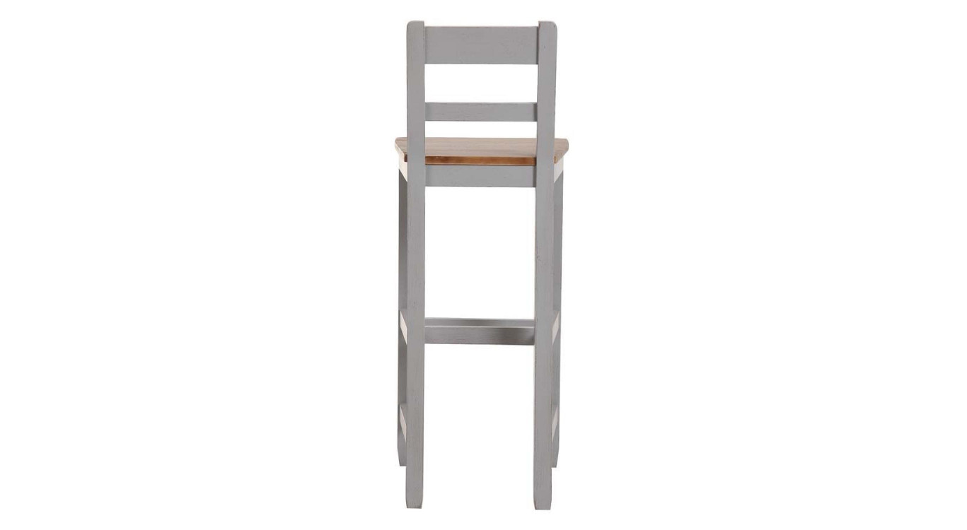 Chaise Haute Dossier En Bois