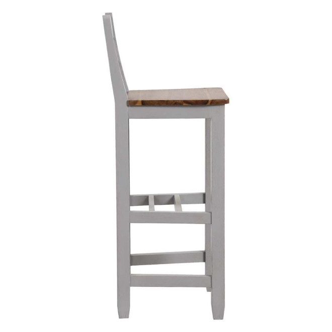 Chaise Haute Dossier En Bois