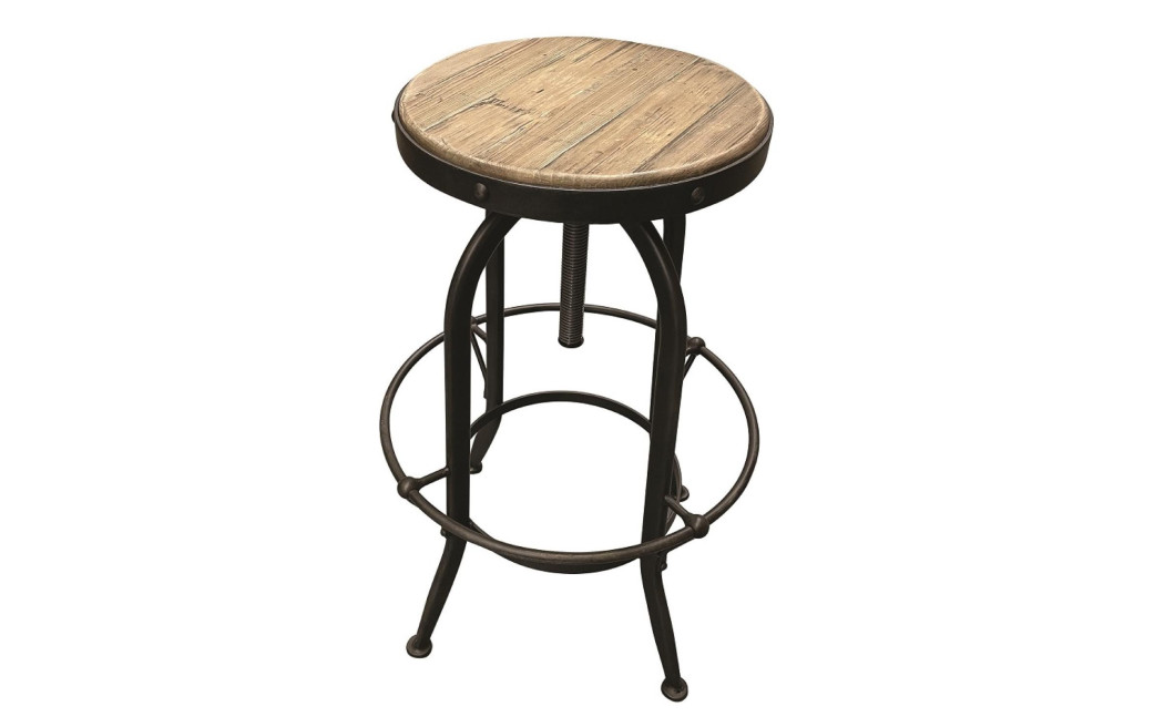 Tabouret Haut Assise En Pin
