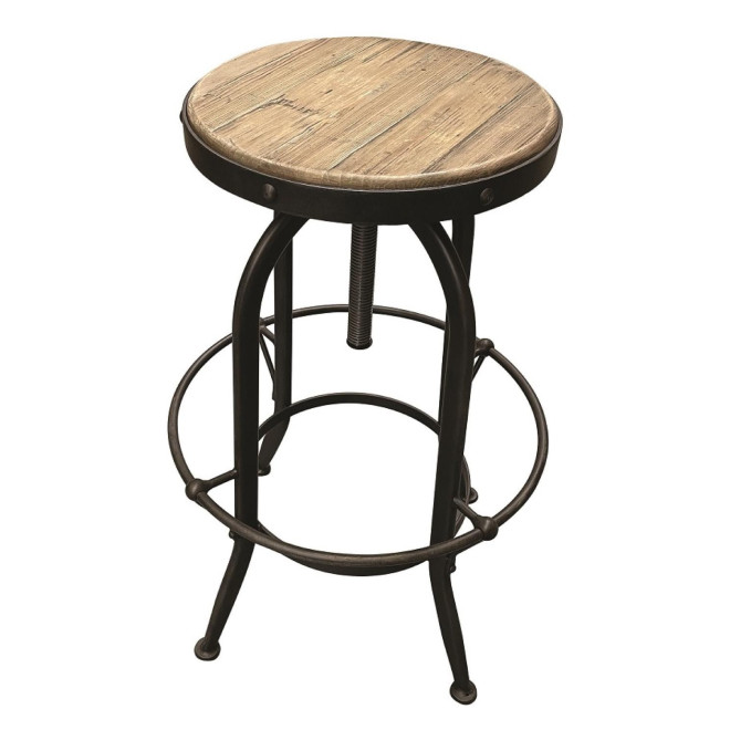 Tabouret Haut Assise En Pin
