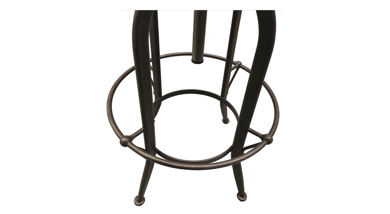 Tabouret Haut Assise En Pin