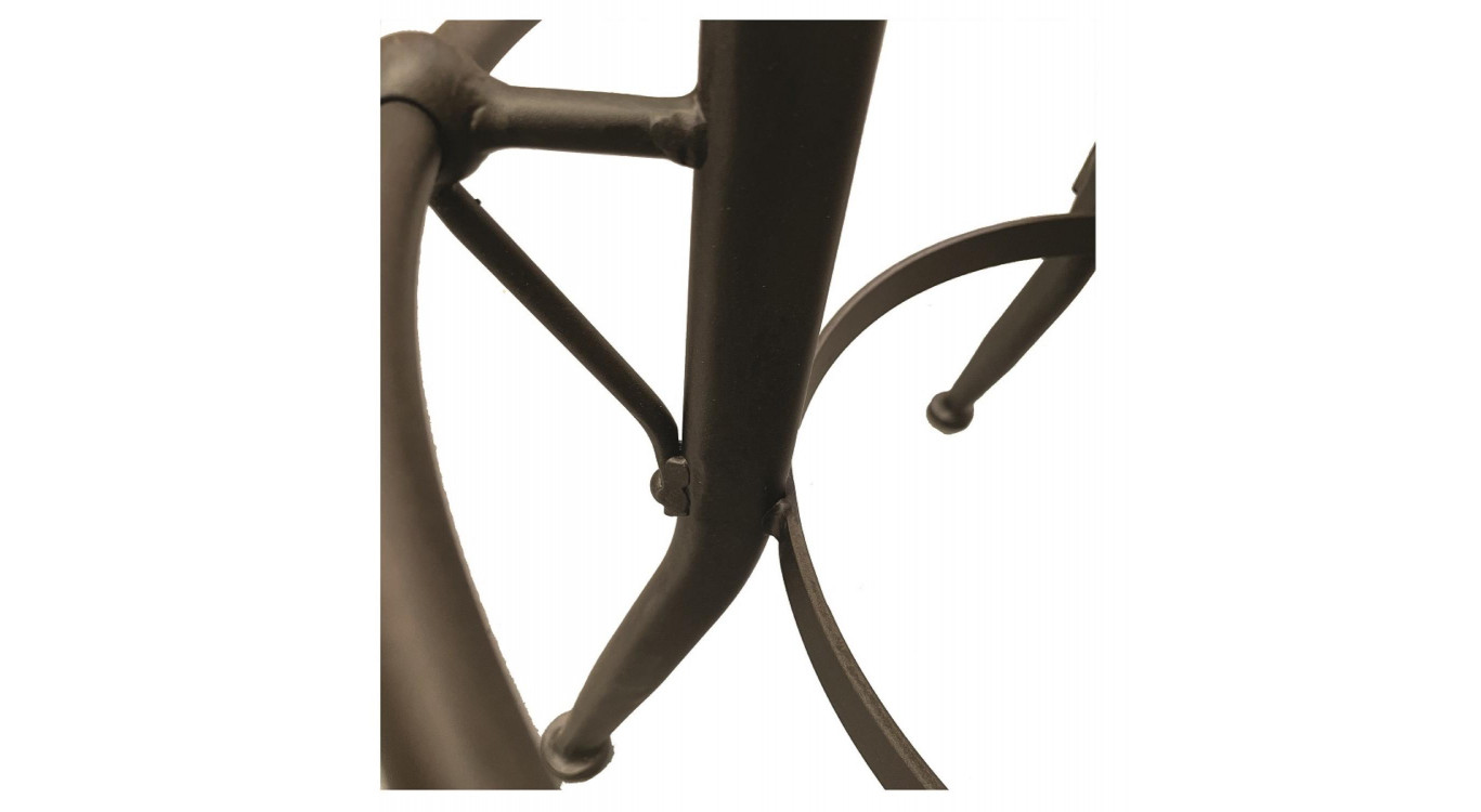 Tabouret Haut Assise En Pin
