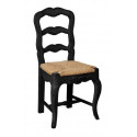 Wooden Chair with straw seat and legs