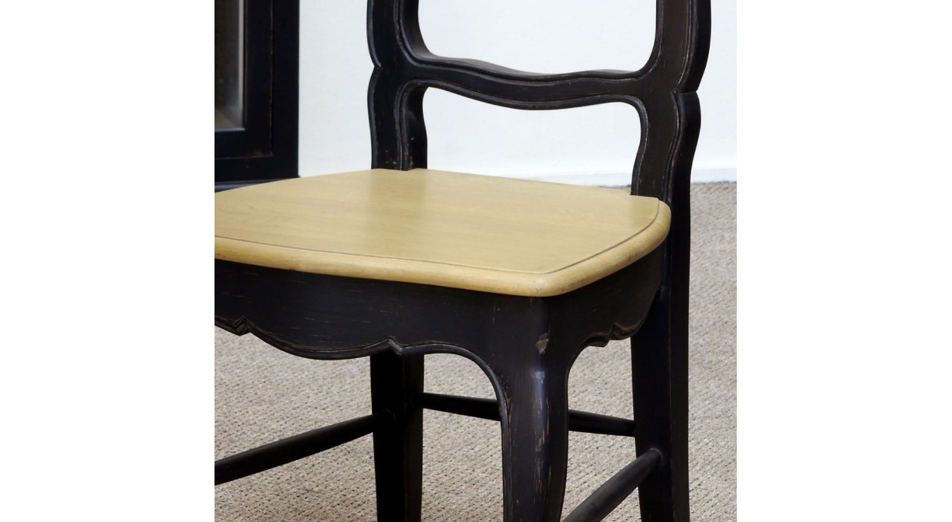 Chaise En Bois Assise En Bois Louise