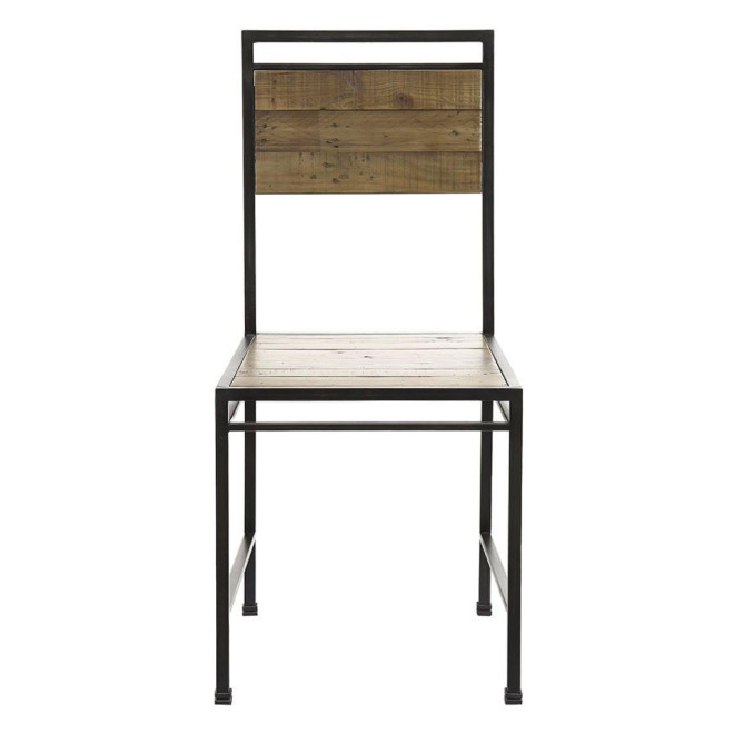 Chaise Métal Et Bois