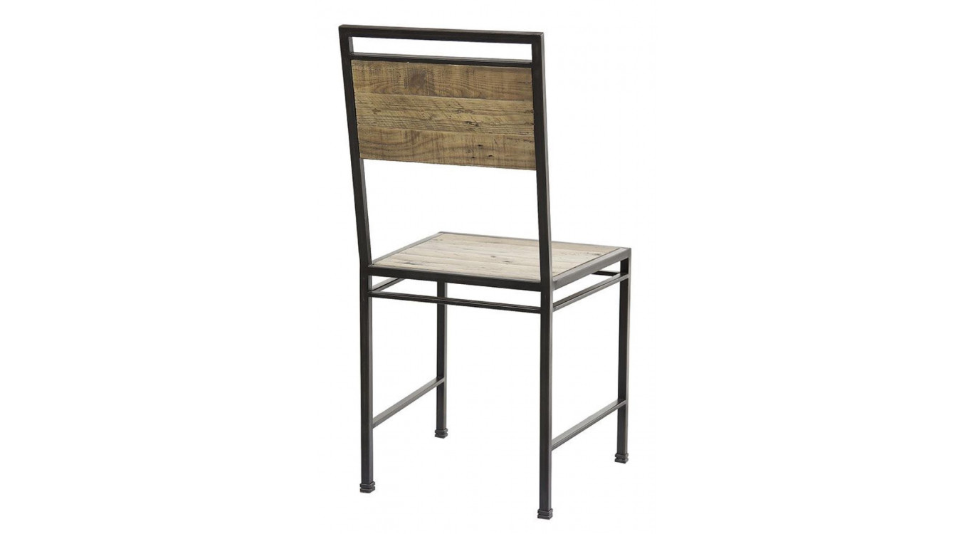 Chaise Métal Et Bois