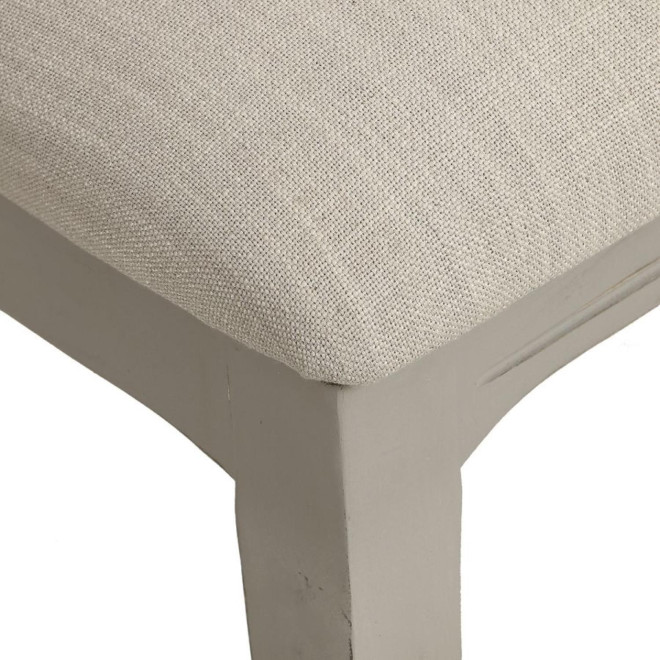 Chaise En Bois Assise En Tissu Dossier En Tissu