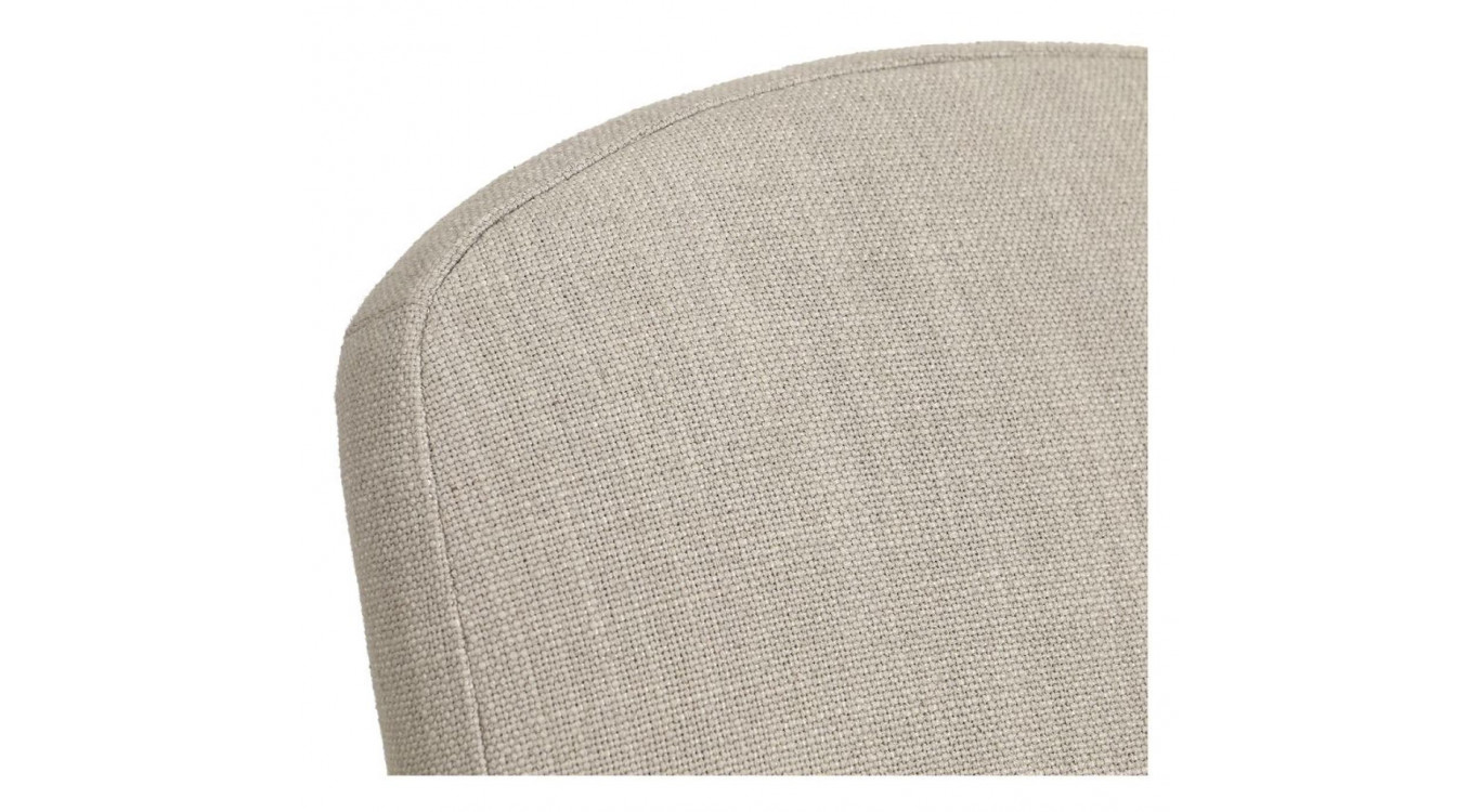 Chaise En Bois Assise En Tissu Dossier En Tissu