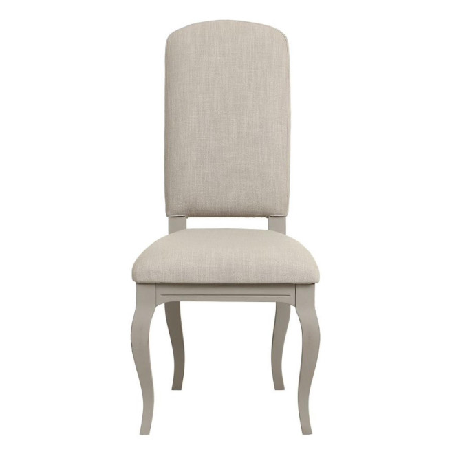 Chaise En Bois Assise En Tissu Dossier En Tissu