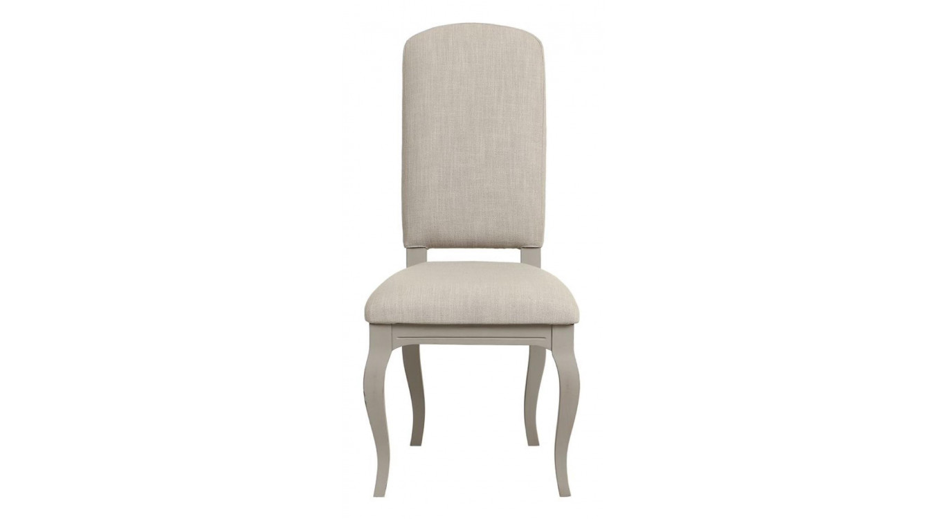 Chaise En Bois Assise En Tissu Dossier En Tissu