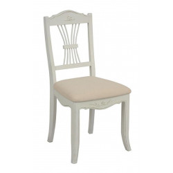 Chaise En Bois Assise En Tissu