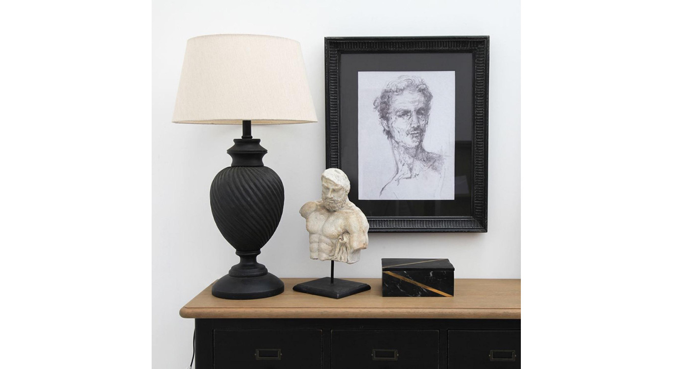 Lampe Tournée Sur Pied En Bois H72