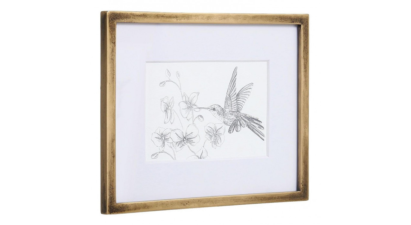 Cadre Oiseaux Crayonnés (Set De 3)